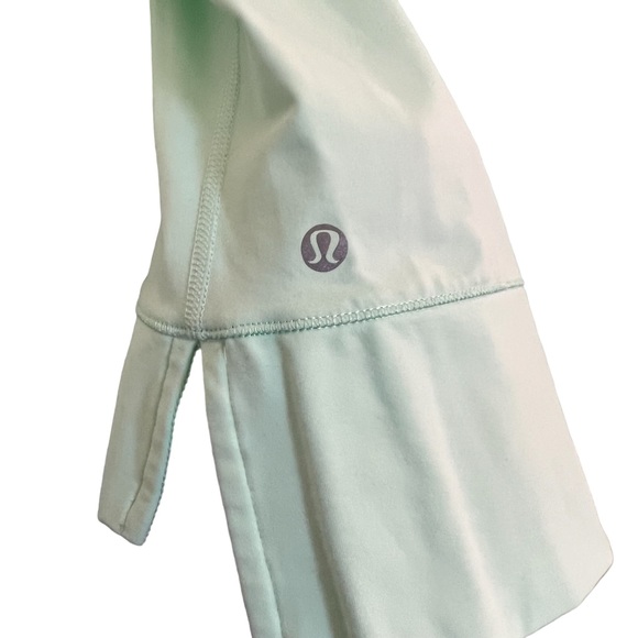 Lululemon Run: Warm Up Crew Fresh Teal (Mint Green) Size 8 - Picture 5 of 7